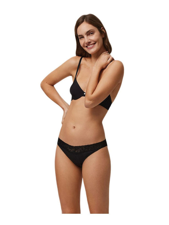 Femeie Slip Negru