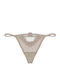 Damen Zeichenfolge Beige