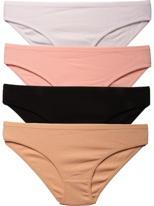 Βαμβακερά Femei Slip MultiPack