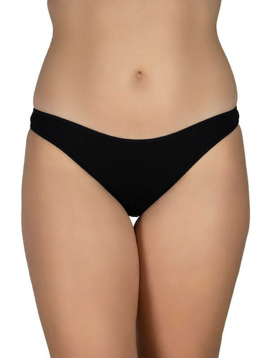 A.A UNDERWEAR Bumbac Femei Alunecare MultiPack Negre