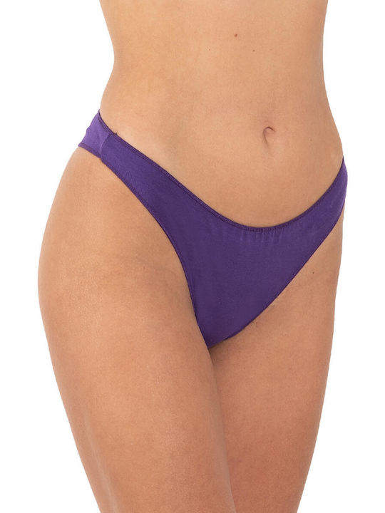 A.A UNDERWEAR Cotton Women's Brazil Purple