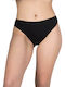 A.A UNDERWEAR Tai Plus Bumbac Femei Alunecare MultiPack Negre