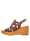 Marila Footwear Καλοκαιρινές Γυναικείες Πλατφόρμες Ταμπά