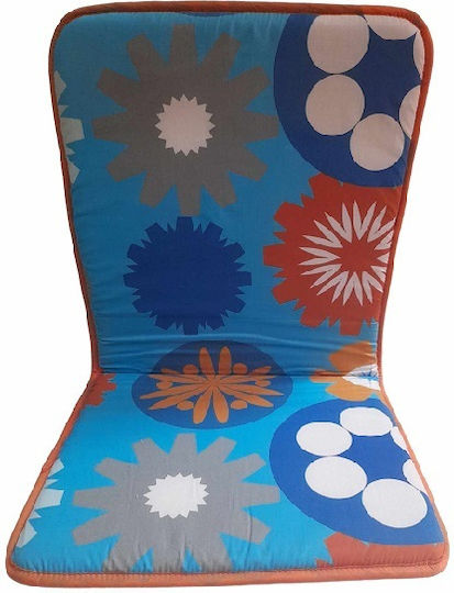 Sidirela Garden Chair Cushion with Backrest Light Blue 44x82cm