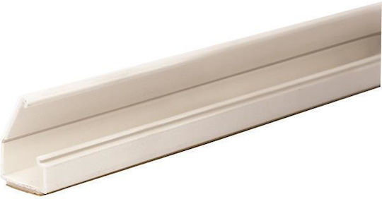 Arnocanali Cable Channel with Sticker made of Plastic White 1m