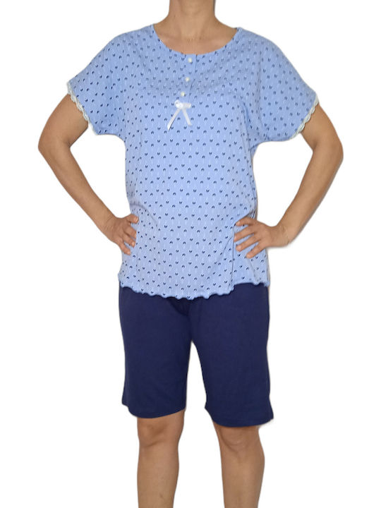 Christies Summer Women's Pyjama Set Light Blue