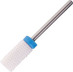 Nail Drill Ceramic Bit with Barrel Head Blue