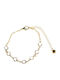 Bizoutaki Gold Plated Brass Anklet 20cm