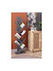 Azizi Grey Bookcase 35x19.5x130cm