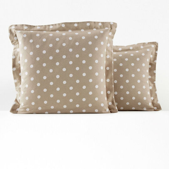 La Redoute Interieurs Kissenbezug Flanell Oxford Beige 50x70cm.