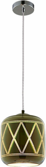 Optonica Pendant Light Green 20x200cm