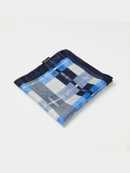 Aristoteli Bitsiani Men's Silky Handkerchief Blue