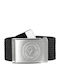 1960 Logo Wide Men's Belt Fabric Webbing Belt Black