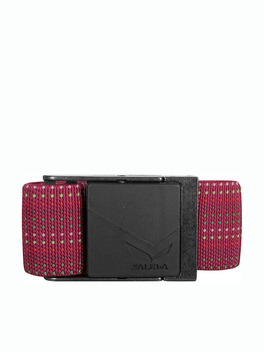 Men's Belt Fabric Webbing Belt Red