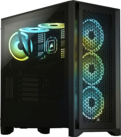 Vengeance Immortal-V4 Corsair Edition Гейминг Настолен Компютър Ryzen 5-7600X 16GB DDR5 1TB SSD + 2TB HDD GeForce RTX 4070 Без Операционна Система