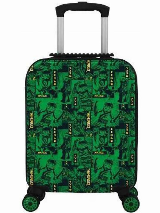 LEGO Ninjago Green Play Date Cabin Hard Suitcase Green With 4 Wheels Height 46cm