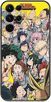 My Hero Academia Silicone Back Cover Multicolour (Galaxy S22 Ultra)