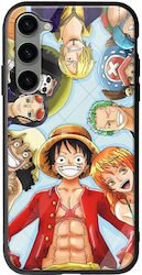 One Piece Back Cover Silicone / Tempered Glass Multicolour (Galaxy S23)