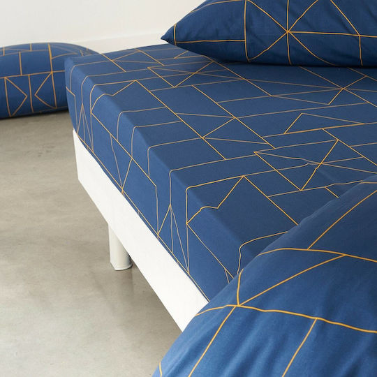 So'Home Super-Doppel 160x200cm mit Gummizug Blau So'Home Super-Doppel 160x200cm mit Gummizug Blau