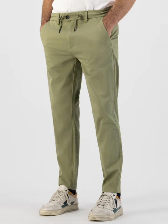 Trousers Chino in Tapered Line Khaki