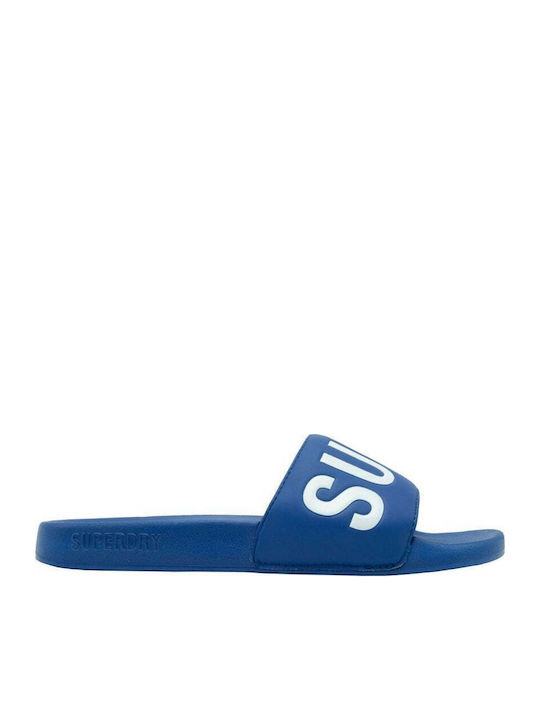 Superdry Ανδρικά Slides Μπλε