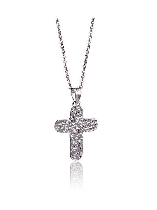 Paraxenies Men's Cross from Silver with Chain