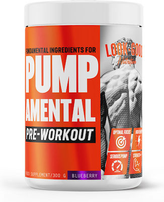 Look Good Naked Pump Amental Pre Workout 300gr Blueberry