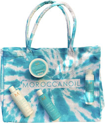 Moroccanoil Women's Hair Care Set Volume with Conditioner / Spray / Shampoo / Beach Bag 4pcs