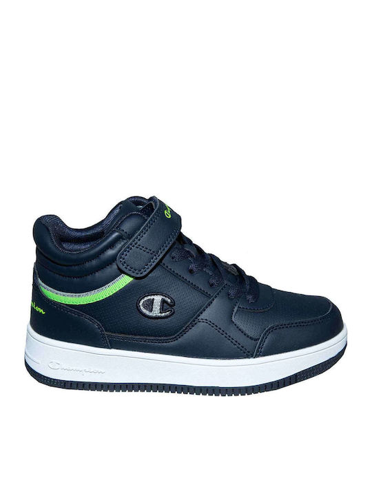 Rebound Παιδικά Sneakers με Σκρατς Navy Μπλε