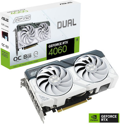 Asus GeForce RTX 4060 8GB GDDR6 Dual OC White Graphics Card