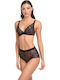 Triangle Triangle Bra without Padding Underwire Black