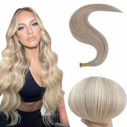 Remy Hair Extension Micro Ring με Φυσική Τρίχα σε Πολύ Ανοιχτό Ξανθό Χρώμα 18 55cm No 18/22/60 Remy Hair Extension Micro Ring με Φυσική Τρίχα σε Πολύ Ανοιχτό Ξανθό Χρώμα 18 55cm No 18/22/60