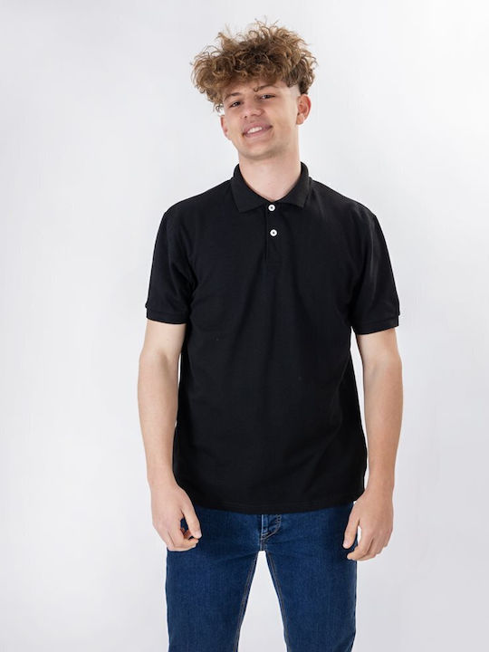 Polo Short Sleeve Blouse Black