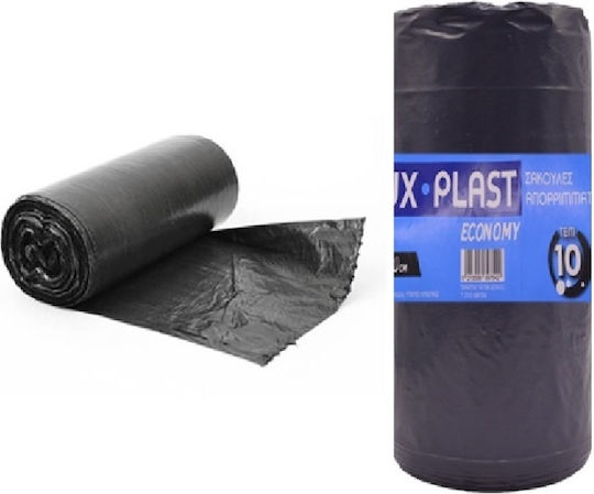 Lux Trash Bags 80x110cm 10pcs Black