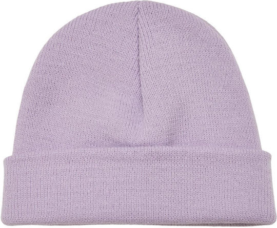 Beanie Unisex Beanie Gestrickt in Flieder Farbe