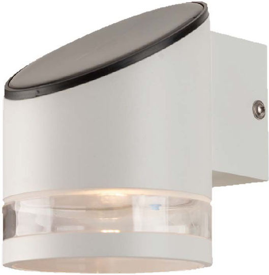 V-TAC Wall Mounted Solar Light 0.55W 70lm Warm White 3000K with Motion Sensor and Photocell IP44