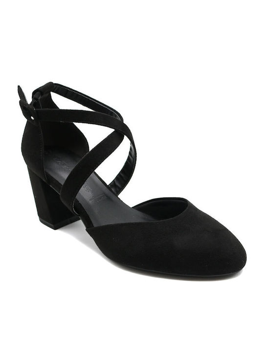 Black Heels with Strap