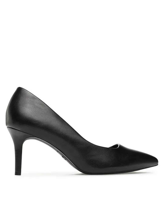 Tamaris Pointed Toe Black Medium Heels