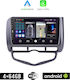 Kirosiwa Ηχοσύστημα Αυτοκινήτου για Honda Jazz με Clima (Bluetooth/USB/WiFi/GPS/Apple-Carplay/Android-Auto) με Οθόνη Αφής 9"