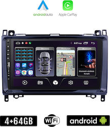 Kirosiwa Ηχοσύστημα Αυτοκινήτου για Mercedes Benz Vito / Sprinter / Viano (Bluetooth/USB/WiFi/GPS/Apple-Carplay/Android-Auto) με Οθόνη Αφής 9"