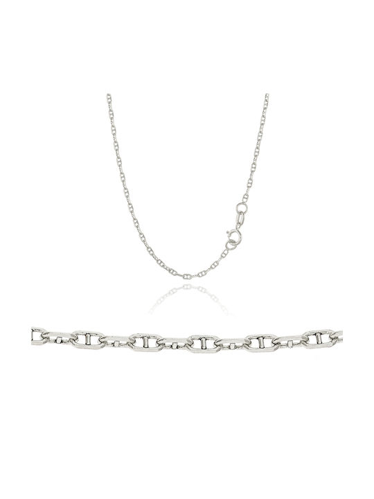 Skaras Jewels White Gold Chain Neck 14K