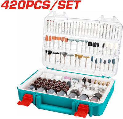 Total Multitool Accessories Set 420pcs TAKMG4208