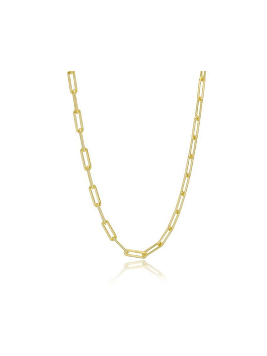 Jools Silver Chain Neck Gold-plated