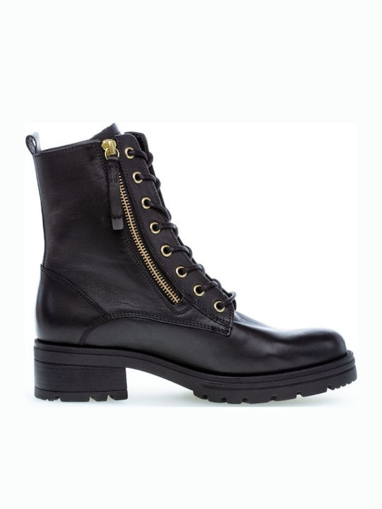 Ghete dama de piele Negru