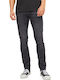 Glenn Men's Jeans Pants Elastic with Slim Fit Black