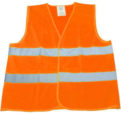 Mizoo Men's Safety Vest with Reflective Film Orange