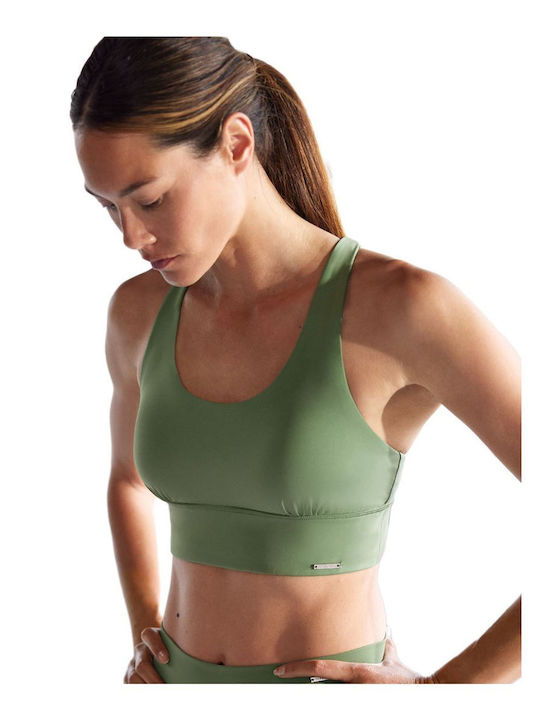 Ysabel Mora Women's Sports Bra without Padding Khaki