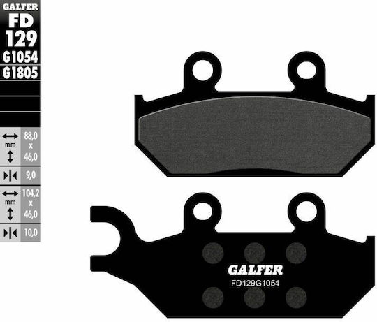 Galfer Galfer Motorradbremsbeläge Für Yamaha XT 600