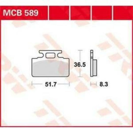 TRW Motorcycle Brake Pads for Sym Mio