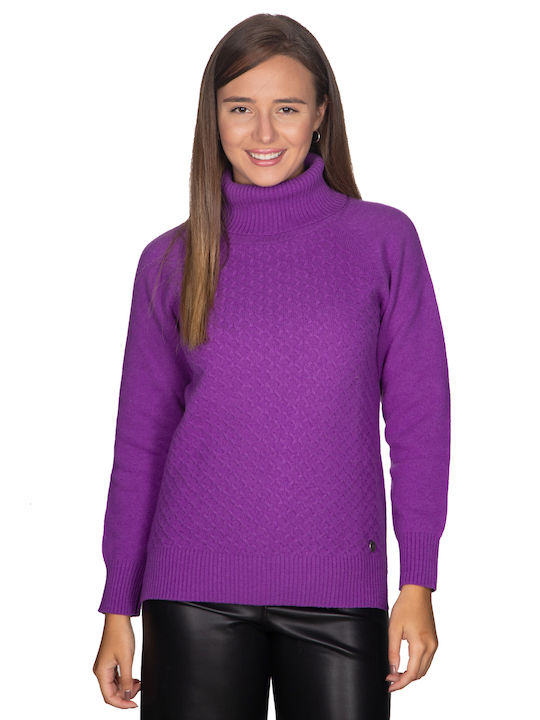 Vera Women's Blouse Long Sleeve Purple